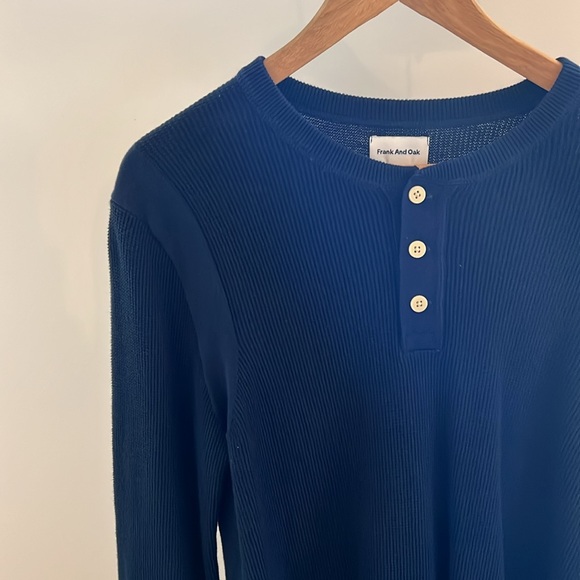 Frank and Oak Waffle Crewneck - Picture 3 of 5